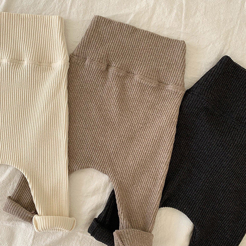 Signature Ribbed High-Waist Leggings