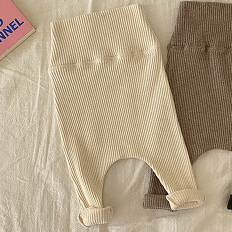 Signature Ribbed High-Waist Leggings