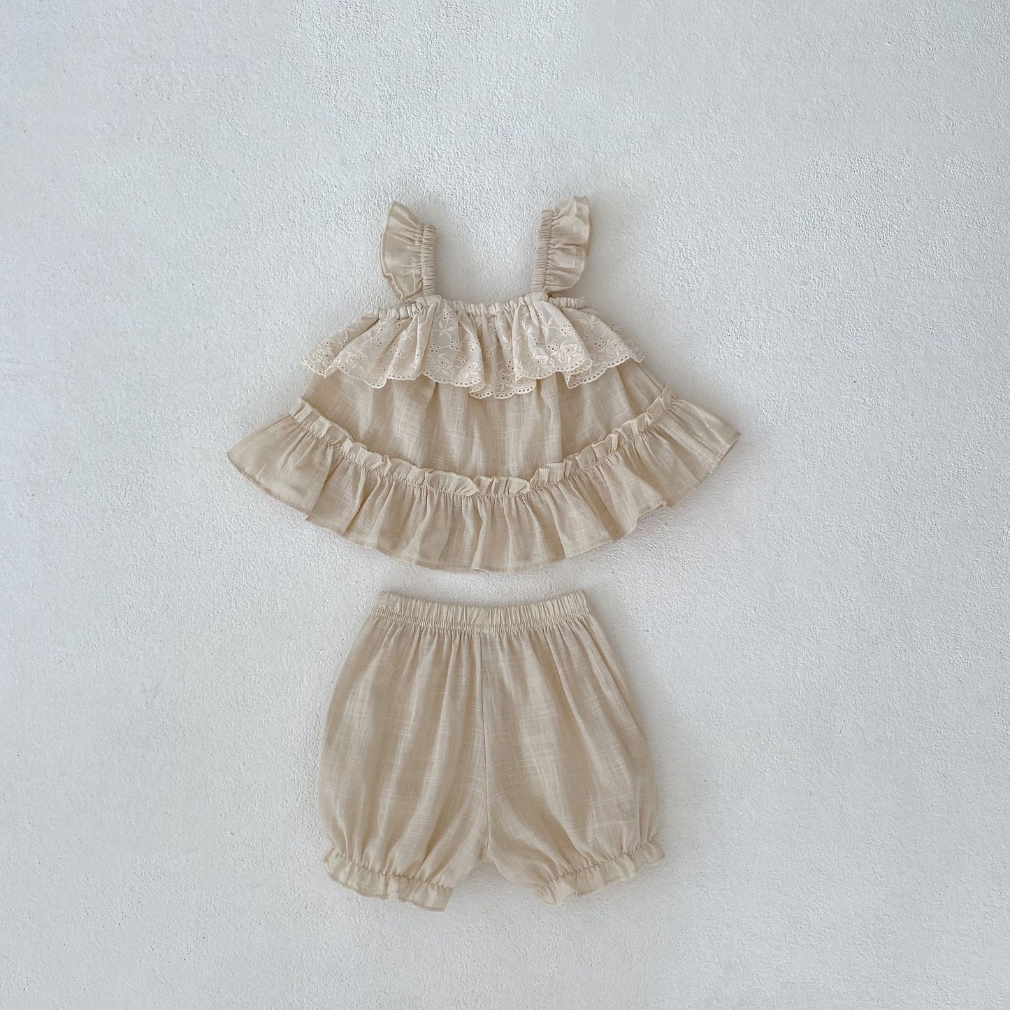 Minimal Sleeveless Two-Piece Set