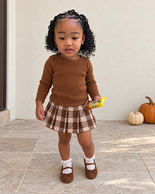 The Heather Plaid Set