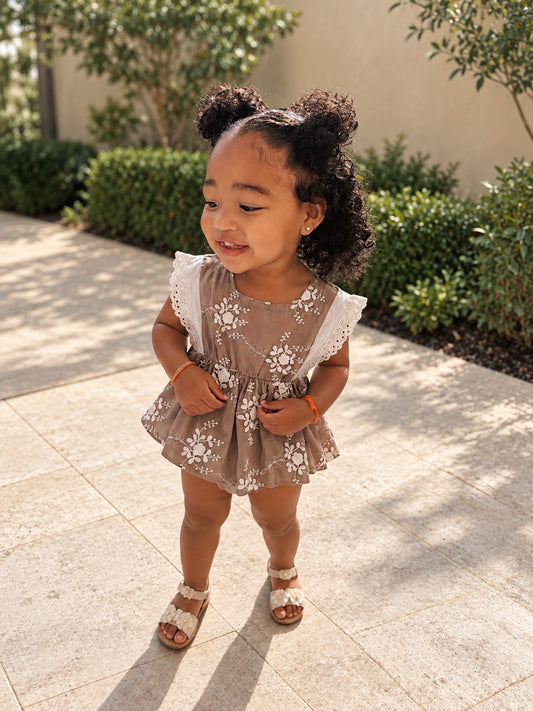 The Arabella Romper Dress