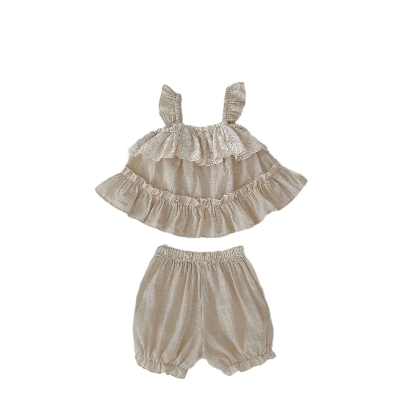 Minimal Sleeveless Two-Piece Set